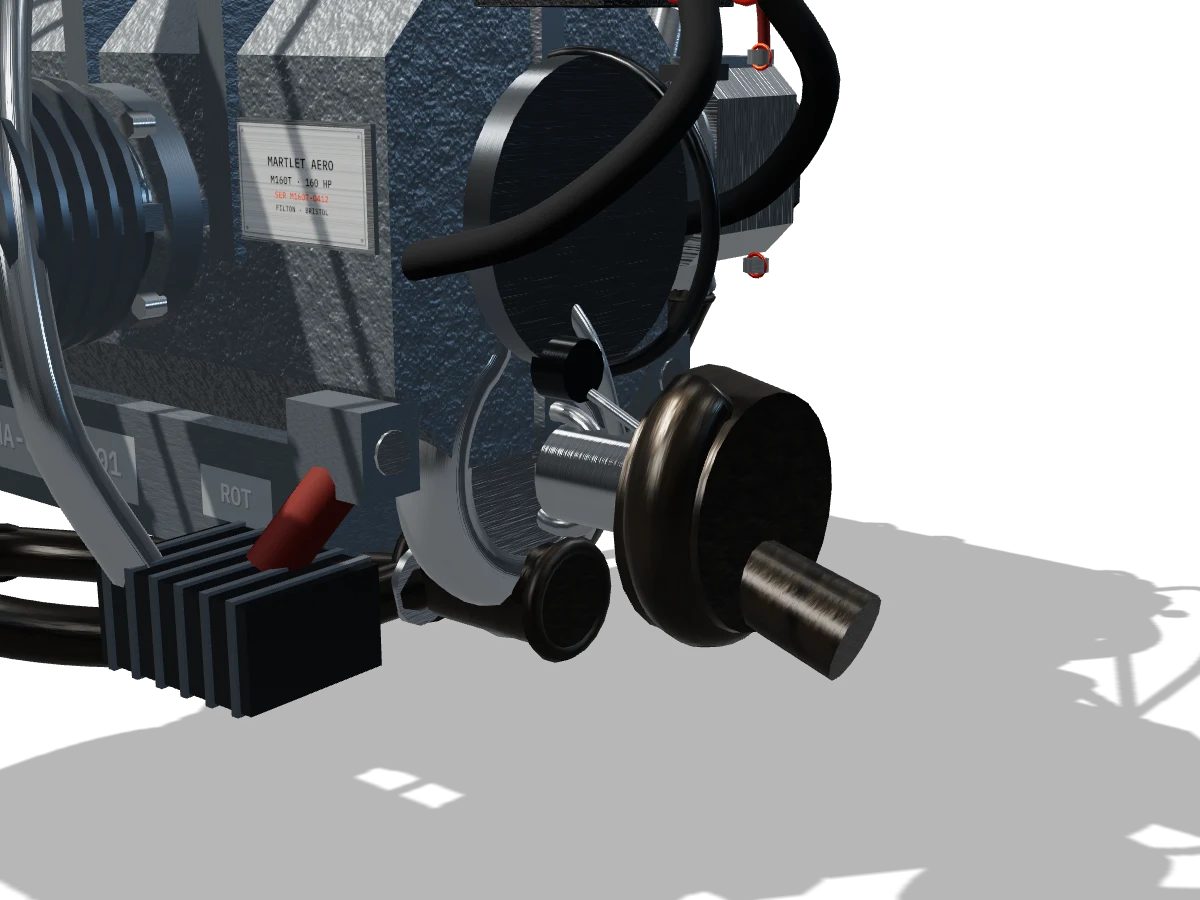 Close on the turbocharger: compressor volute, V-band clamps, wastegate actuator and heat-tinted turbine housing
